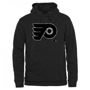 Mens Philadelphia Flyers Black Rink Warrior NHL Pullover Hoodie