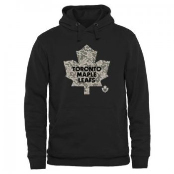 Mens Toronto Maple Leafs Black Rink Warrior NHL Pullover Hoodie