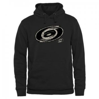 Mens Carolina Hurricanes Black Rink Warrior NHL Pullover Hoodie