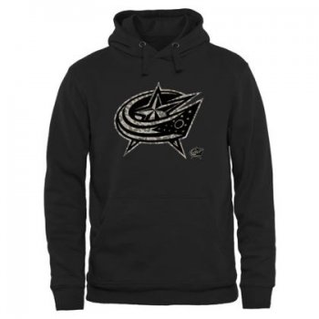 Mens Columbus Blue Jackets Black Rink Warrior NHL Pullover Hoodie