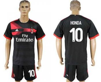 AC Milan #10 Honda Away Soccer Club Jersey