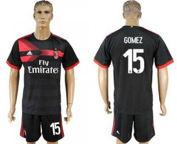 AC Milan #15 Gomez Away Soccer Club Jersey