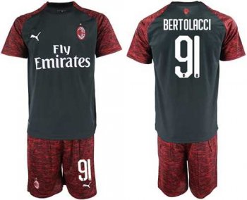 AC Milan #91 Bertolacci Third Soccer Club Jersey