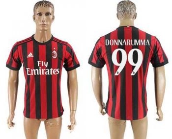 AC Milan #99 Donnarumma Home Soccer Club Jersey