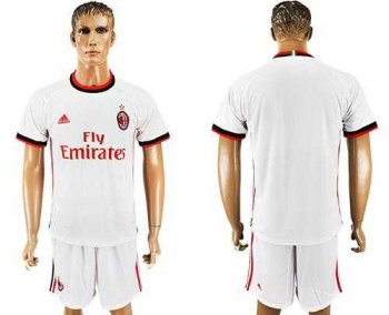 AC Milan Blank Away Soccer Club Jersey