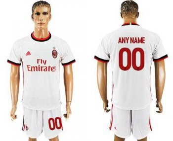 AC Milan Personalized Away Soccer Club Jersey