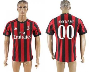 AC Milan Personalized Home Soccer Club Jersey