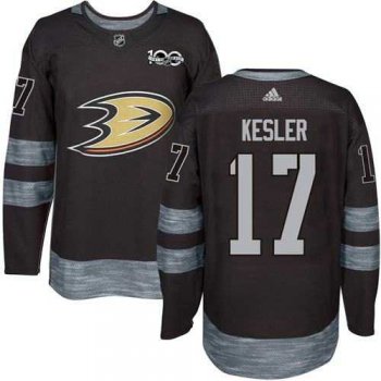 Adidas Anaheim Ducks #17 Ryan Kesler Black 1917-2017 100th Anniversary Stitched NHL