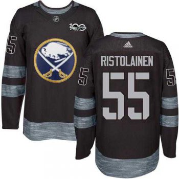 Adidas Buffalo Sabres #55 Rasmus Ristolainen Black 1917-2017 100th Anniversary Stitched NHL