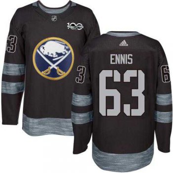 Adidas Buffalo Sabres #63 Tyler Ennis Black 1917-2017 100th Anniversary Stitched NHL