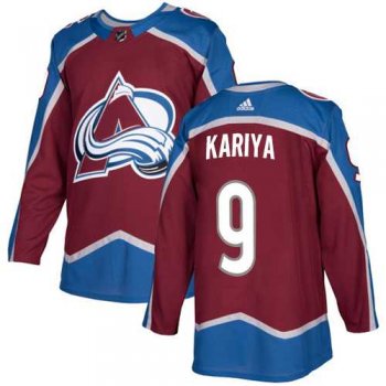 Adidas Colorado Avalanche #9 Paul Kariya Burgundy Home Authentic Stitched NHL