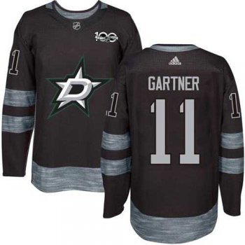 Adidas Dallas Stars #11 Mike Gartner Black 1917-2017 100th Anniversary Stitched NHL