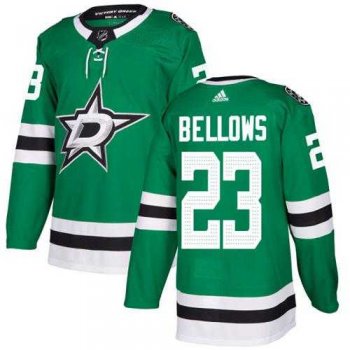 Adidas Dallas Stars #23 Brian Bellows Green Home Authentic Stitched NHL