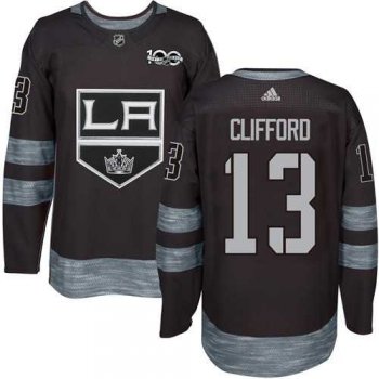 Adidas Los Angeles Kings #13 Kyle Clifford Black 1917-2017 100th Anniversary Stitched NHL