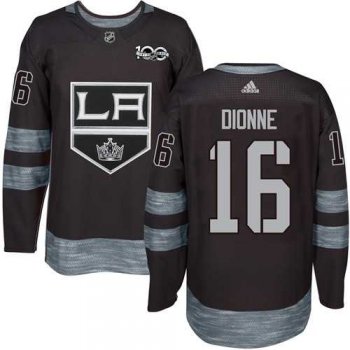 Adidas Los Angeles Kings #16 Marcel Dionne Black 1917-2017 100th Anniversary Stitched NHL