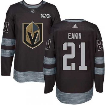 Adidas Men's Adidas Vegas Golden Knights #21 Cody Eakin Black 1917-2017 100th Anniversary Stitched NHL Jersey