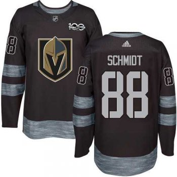 Adidas Men's Adidas Vegas Golden Knights #88 Nate Schmidt Black 1917-2017 100th Anniversary Stitched NHL Jersey