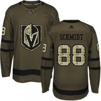 Adidas Men's Adidas Vegas Golden Knights #88 Nate Schmidt Green Salute to Service Stitched NHL Jersey