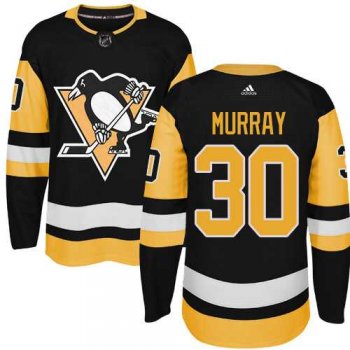 Adidas Men's Pittsburgh Penguins #30 Matt Murray Black Alternate Authentic Stitched NHL Jersey