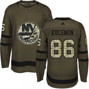 Adidas New York Islanders #86 Nikolay Kulemin Green Salute to Service Stitched NHL Jersey