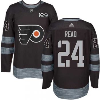 Adidas Philadelphia Flyers #24 Matt Read Black 1917-2017 100th Anniversary Stitched NHL