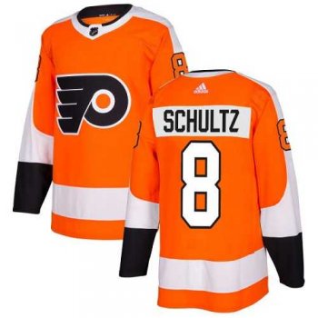 Adidas Philadelphia Flyers #8 Dave Schultz Orange Home Authentic Stitched NHL