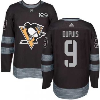 Adidas Pittsburgh Penguins #9 Pascal Dupuis Black 1917-2017 100th Anniversary Stitched NHL