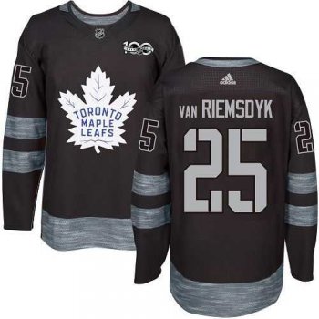 Adidas Toronto Maple Leafs #25 James Van Riemsdyk Black 1917-2017 100th Anniversary Stitched NHL