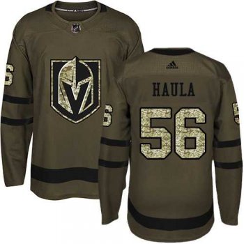 Adidas Vegas Golden Knights #56 Erik Haula Green Salute to Service Stitched NHL