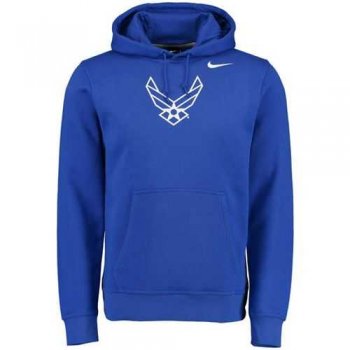 Air Force Falcons Nike Big Logo Fleece Hoodie Royal