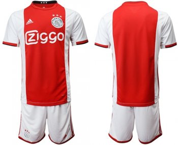 Ajax Blank Home Soccer Club Jersey