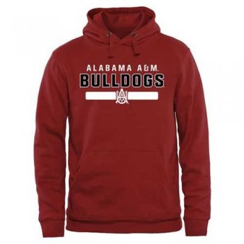 Alabama A&M Bulldogs Team Strong Pullover Hoodie Maroon