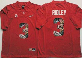 Alabama Crimson Tide #3 Calvin Ridley Red Player Fashion Stitched NCAA Jersey