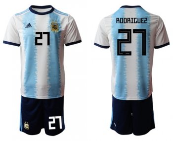 Argentina #27 Rodriguez Home Soccer Country Jersey