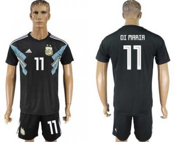 Argentina #11 Di Maria Away Soccer Country Jersey