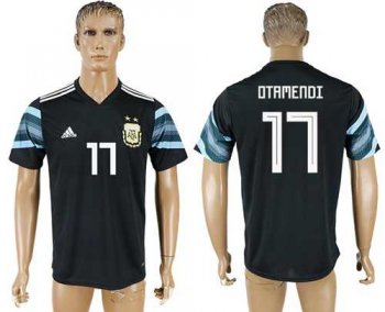 Argentina #17 Otamemdi Away Soccer Country Jersey