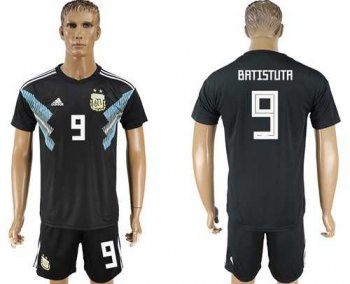 Argentina #9 Batistuta Away Soccer Country Jersey