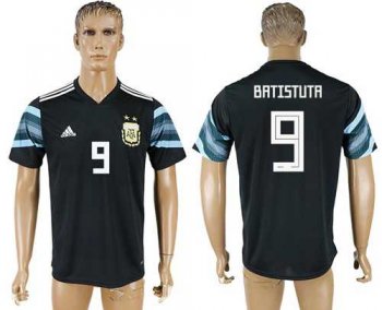 Argentina #9 Batistuta Away Soccer Country Jersey