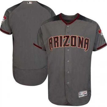 Arizona Diamondbacks Majestic Gray 2017 Flex Base Authentic Jersey