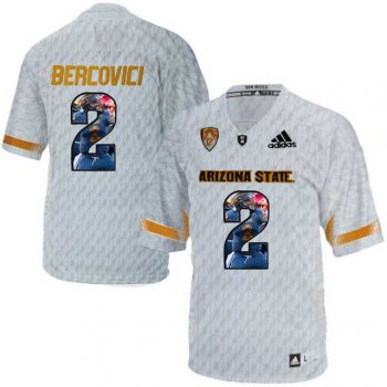 Arizona State Sun Devils #2 Mike Bercovici Ice Team Logo Print College Football Jersey12