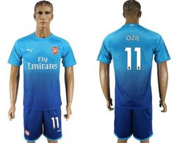 Arsenal #11 Ozil Away Soccer Club Jersey