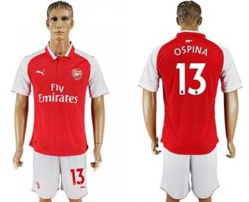 Arsenal #13 Ospina Home Soccer Club Jersey