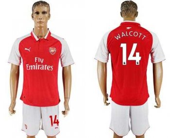 Arsenal #14 Walcott Home Soccer Club Jersey