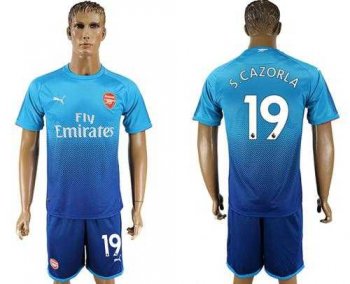 Arsenal #19 S.Cazorla Away Soccer Club Jersey