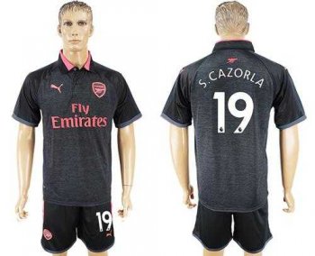 Arsenal #19 S.Cazorla Sec Away Soccer Club Jersey