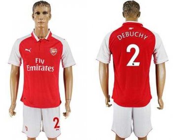 Arsenal #2 Debuchy Home Soccer Club Jersey