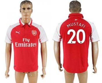 Arsenal #20 Mustafi Home Soccer Club Jersey