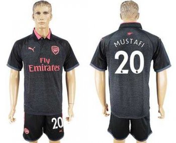 Arsenal #20 Mustafi Sec Away Soccer Club Jersey