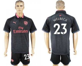 Arsenal #23 Welbeck Sec Away Soccer Club Jersey