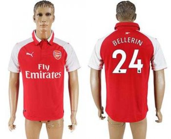 Arsenal #24 Bellerin Home Soccer Club Jersey